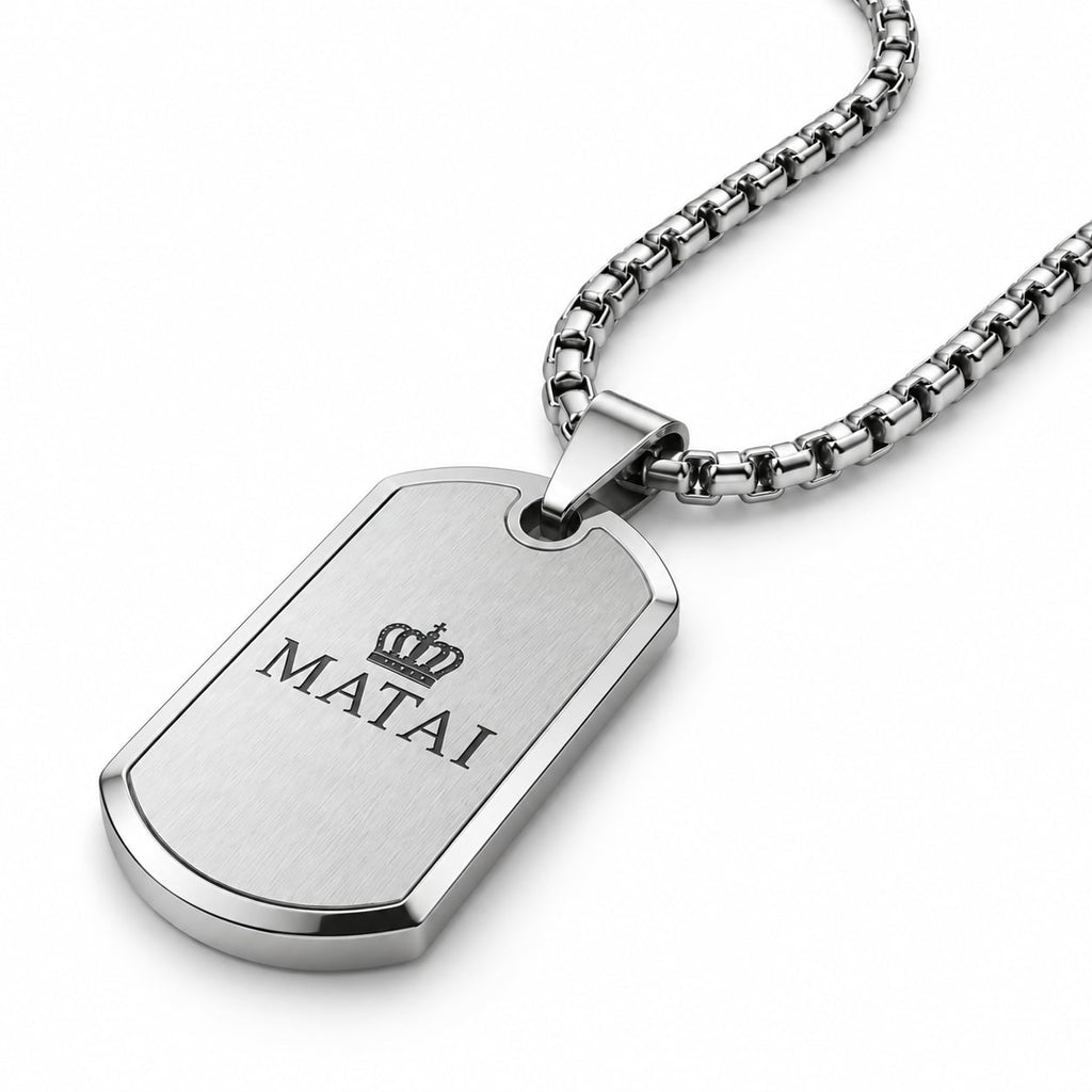 MATAI Tag Pendant | Silver