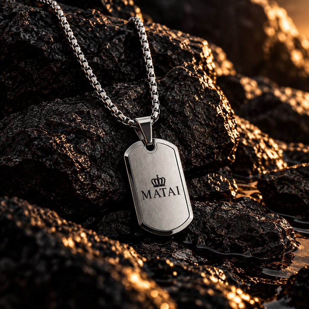 MATAI Tag Pendant | Silver