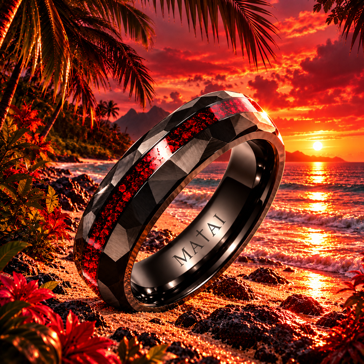 MATAI | S3 Black Crimson | Covenant Ring