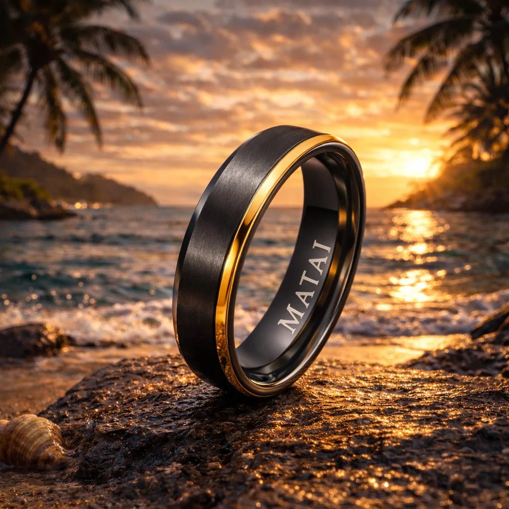 MATAI | Gold Black | Genesis Ring