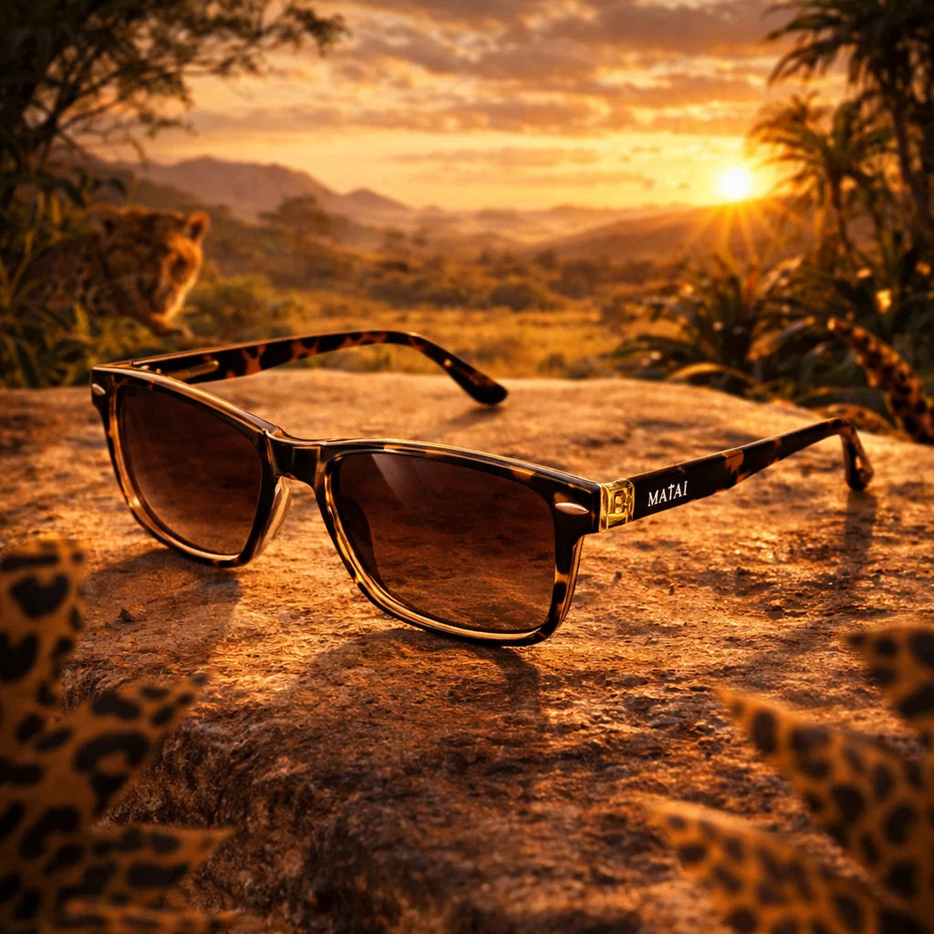 MATAI AJ1 Sunglasses - Leopard