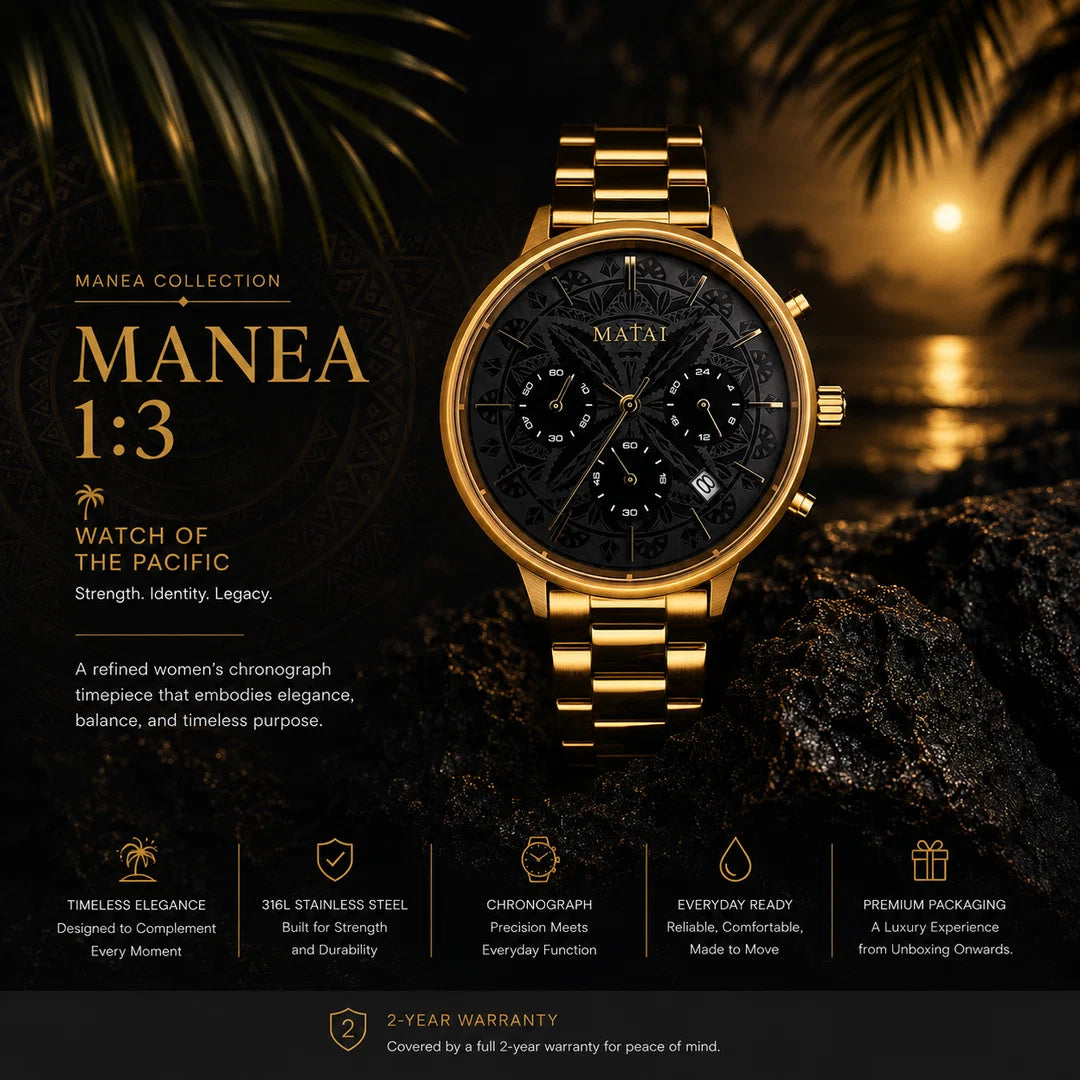 MANEA Collection 1:3 | Watch | Gold Black