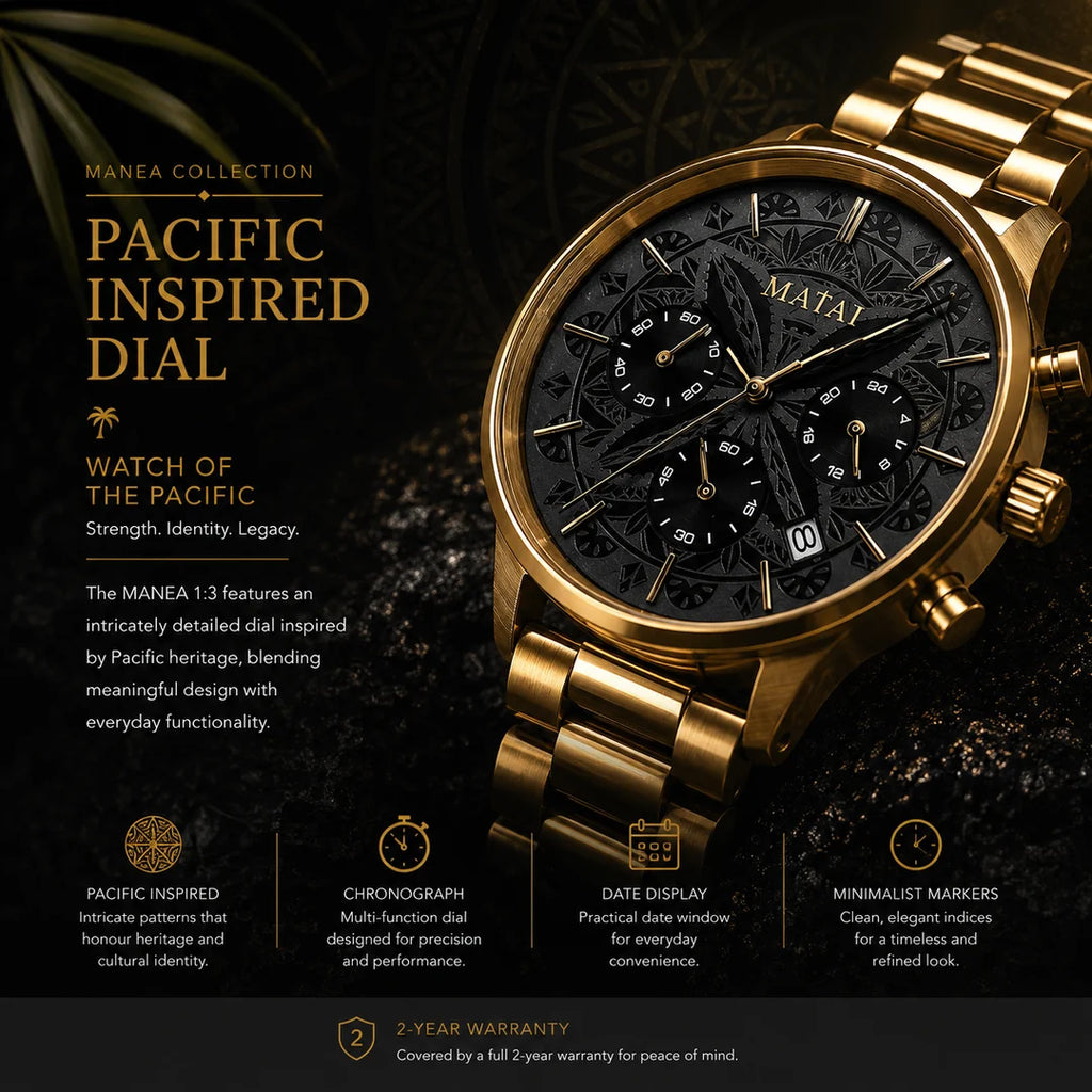 MANEA Collection 1:3 | Watch | Gold Black