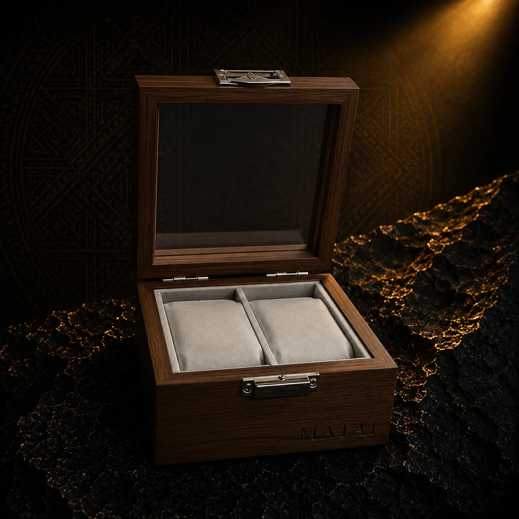 MATAI Double Watch Display Box