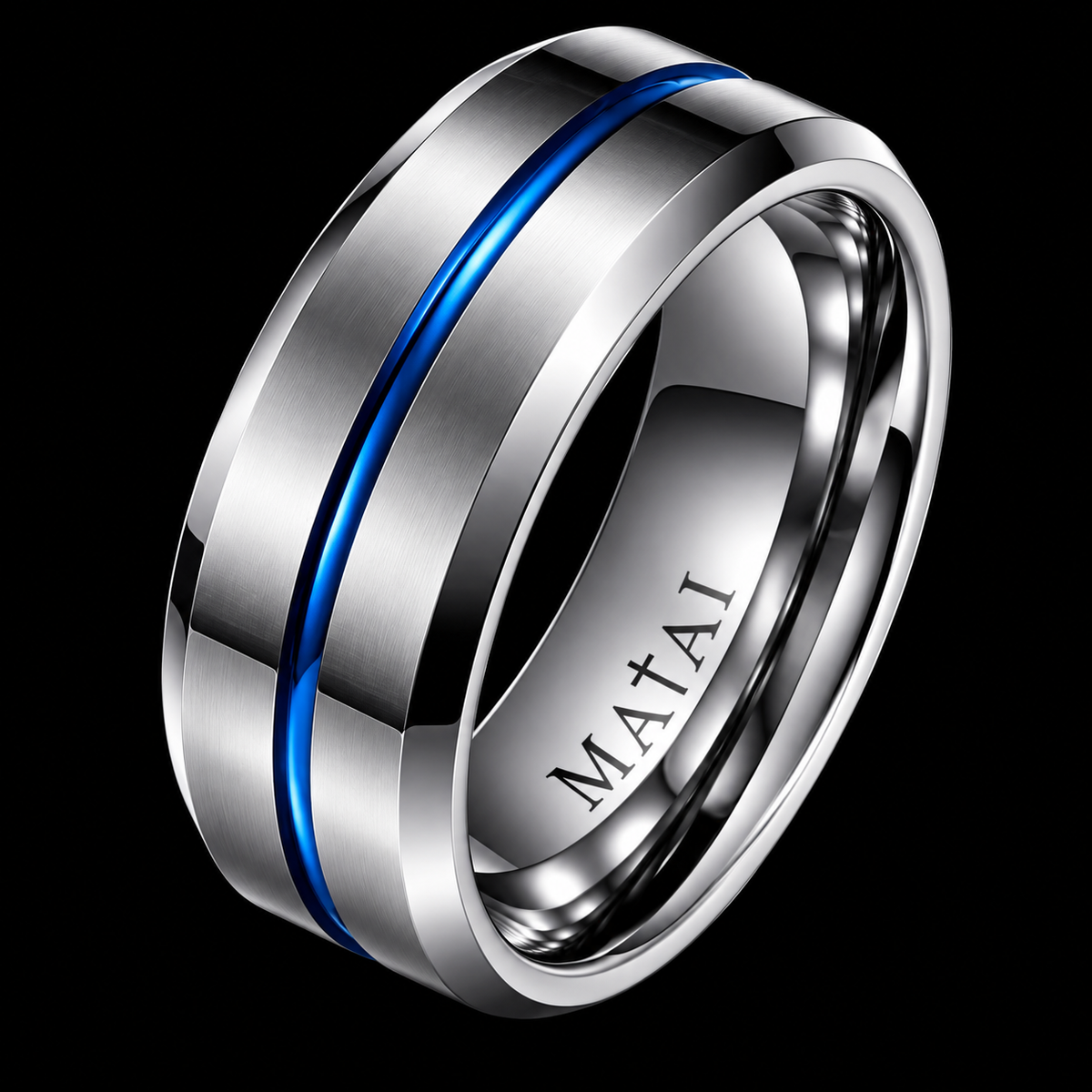 MATAI | S2 Silver Blue | NBRS 428 Ring
