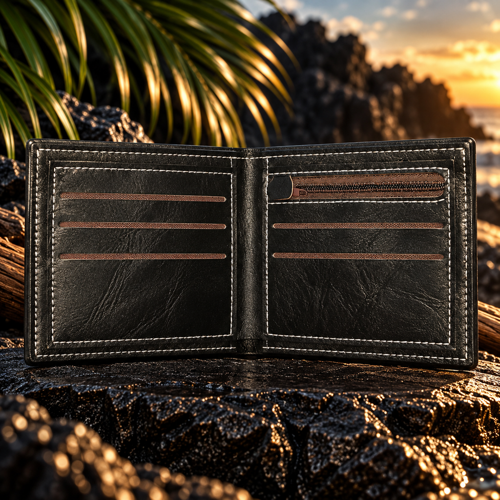 HLRN Wallet | Brown | Black Logo