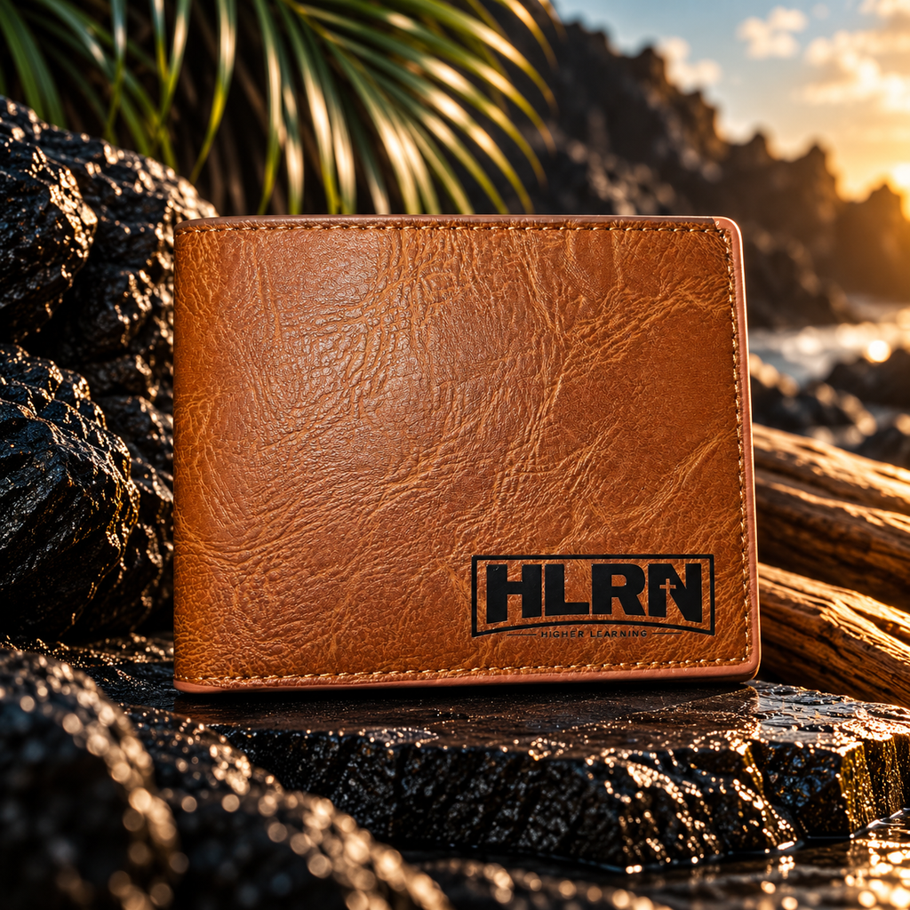 HLRN Wallet | Brown | Black Logo