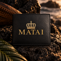 MATAI Wallet | Black | Crown Logo