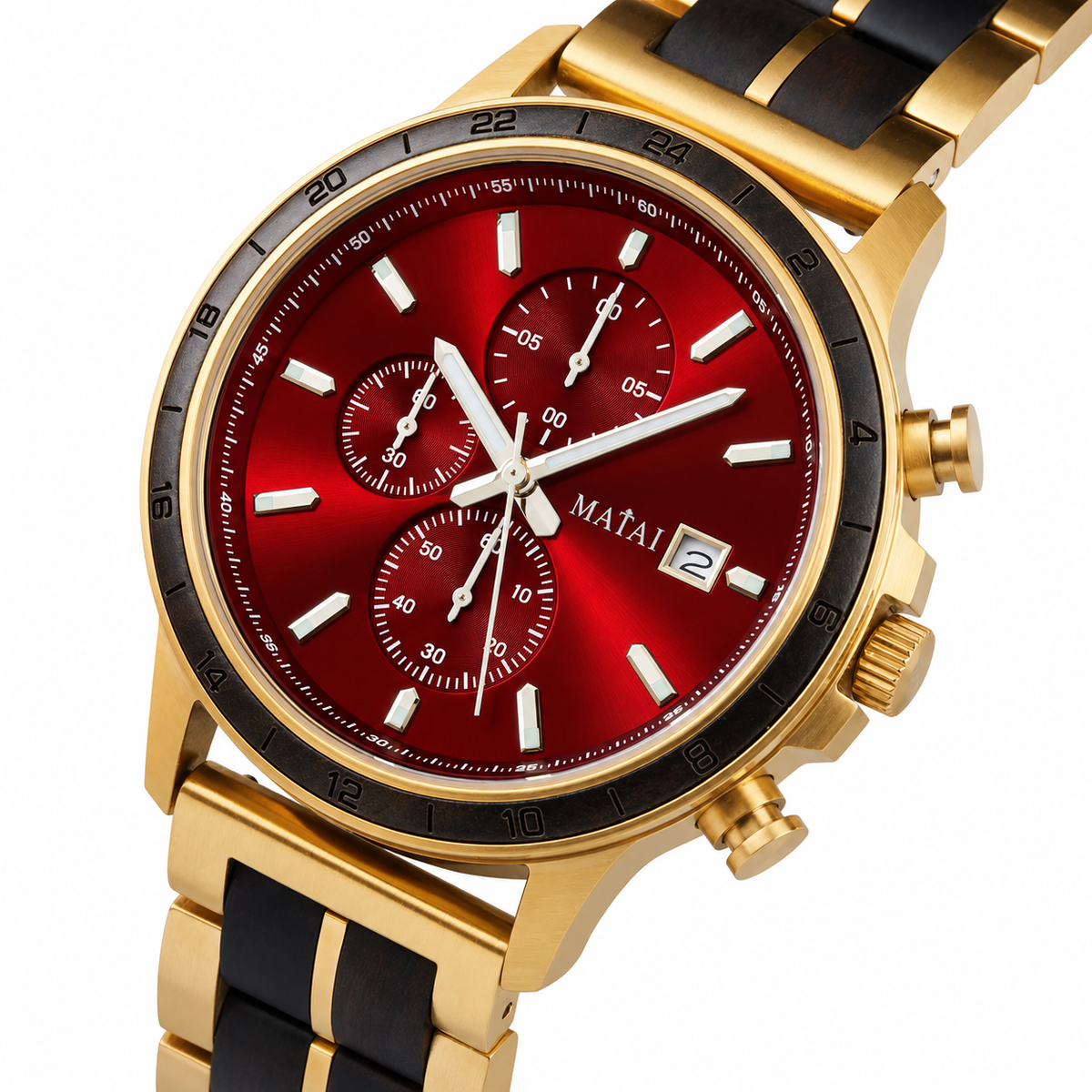 MATAI | EXODUS Timepiece | Gold Crimson | Oct 15th Release Day