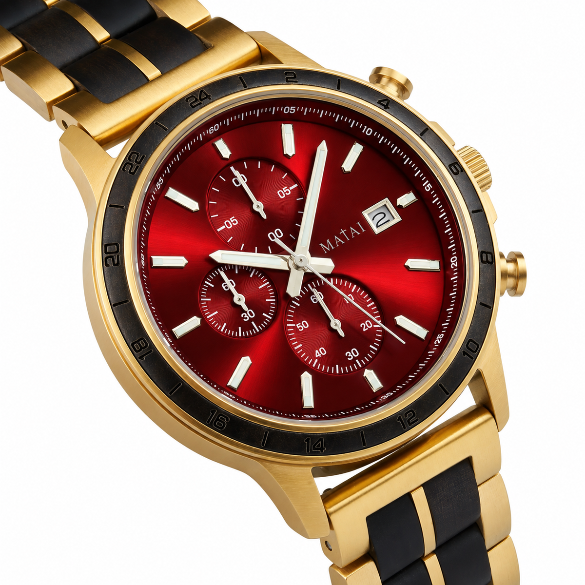 MATAI | EXODUS Timepiece | Gold Crimson | Oct 15th Release Day
