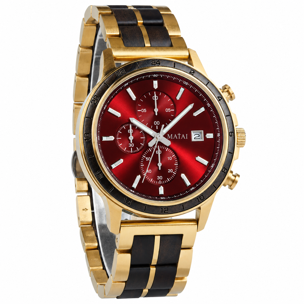 MATAI | EXODUS Timepiece | Gold Crimson | Oct 15th Release Day