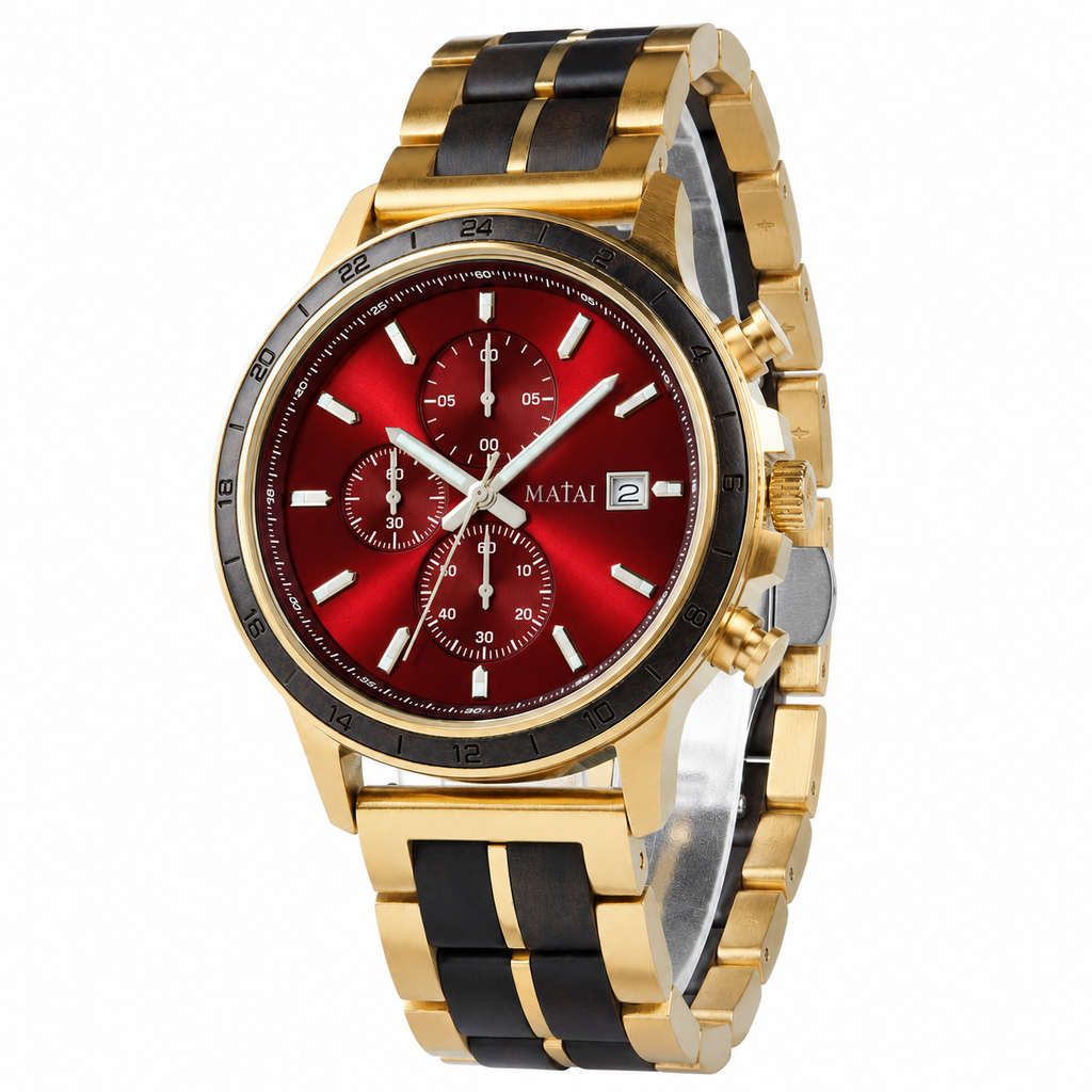 MATAI | EXODUS Timepiece | Gold Crimson | Oct 15th Release Day