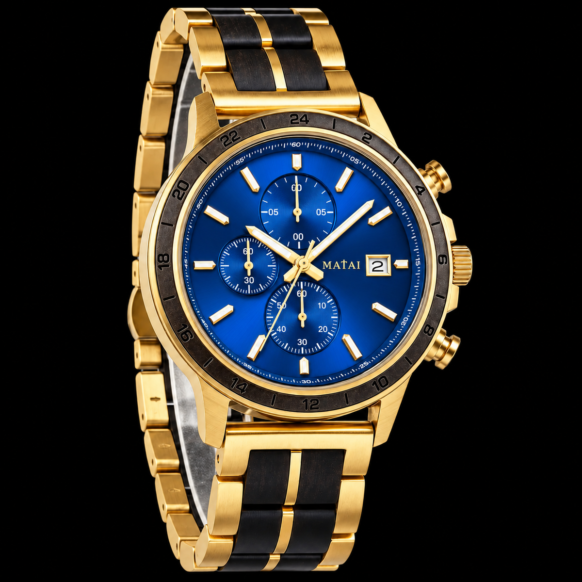 MATAI | EXODUS Timepiece | Gold Siva Cobalt