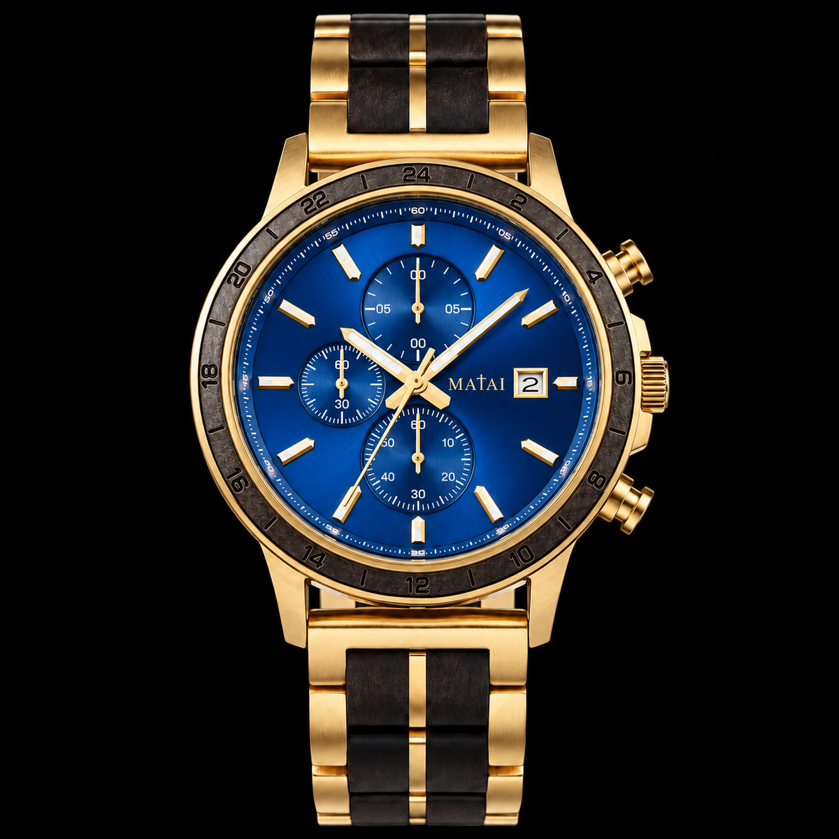 MATAI | EXODUS Timepiece | Gold Siva Cobalt